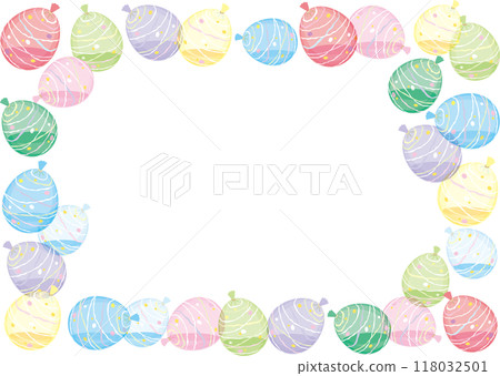 水氣球_粉彩_水填充_水氣球框架 118032501