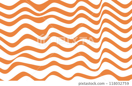 Wavy caramel or peanut pattern. Vector swirl chocolate abstract background. Liquid sauce illustration 118032759