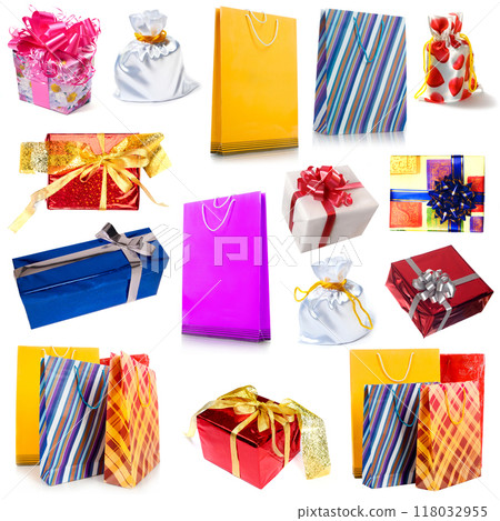 gift wrapping and shopping bag gift wrapping and shopping bag 118032955