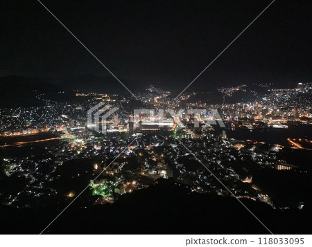 稻佐山山頂展望台的夜景 118033095