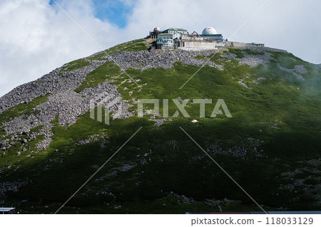 長野縣乘著鞍山山上的科羅娜觀測所 118033129