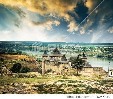 Khotyn Fortress in Ukraine 118033450