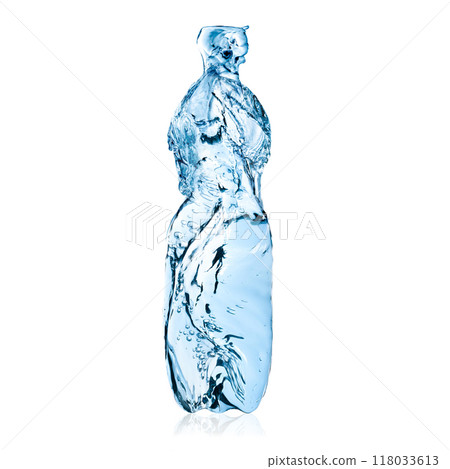 Bottle made with clean water Bottle made with clean water 118033613