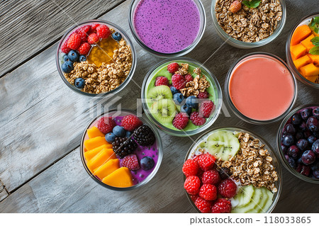 早餐形像阿薩伊碗 早餐形像阿薩伊碗 118033865