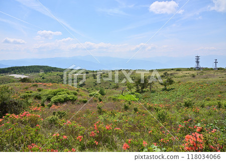Scenery of Takabocchi Plateau in early summer Scenery of Takabocchi Plateau in early summer 118034066