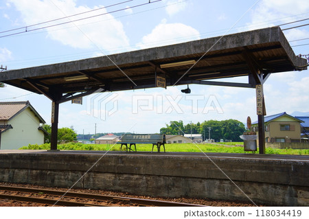 Nyukawa Station / Sangi Railway Sangi Line (Inabe City, Mie Prefecture) Nyukawa Station / Sangi Railway Sangi Line (Inabe City, Mie Prefecture) 118034419
