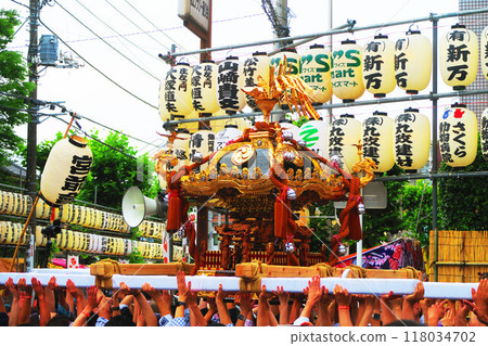 2024年6月浦安三社祭的神轎祭典風景 118034702