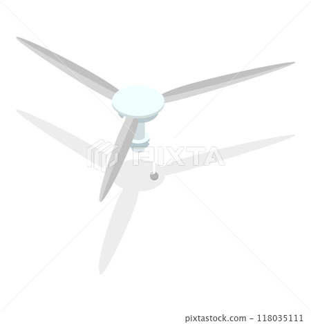 3D Isometric Flat  Illustration of HVACS Systems. Item 1 118035111
