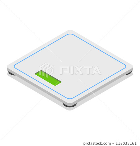 3D Isometric Flat Set of Scales Types. Item 8 3D Isometric Flat Set of Scales Types. Item 8 118035161