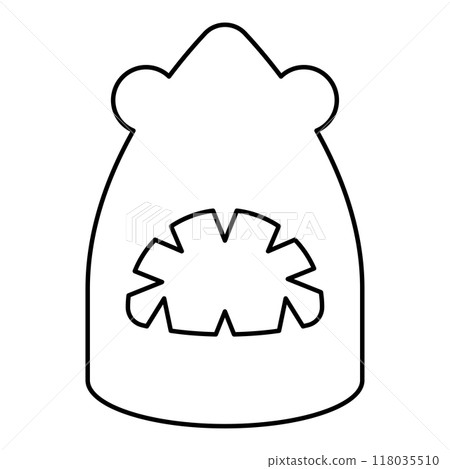 Shark head contour outline line icon black color vector illustration image thin flat style Shark head contour outline line icon black color vector illustration image thin flat style 118035510