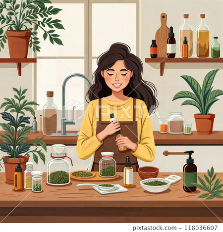 Home Mixing of Natural Remedies 118036607