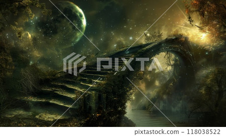 A bridge that challenges our perception of reality a manifestation of the strange and entangled nature of the universe 118038522