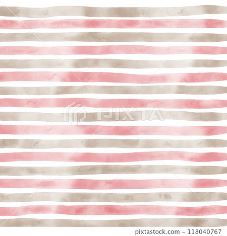 Red Brown Stripe Hand Drawn Background Overlay 118040767