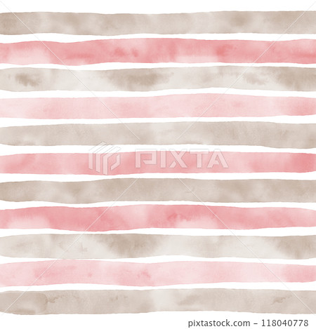 Red Brown Stripe Hand Drawn Background Overlay 118040778