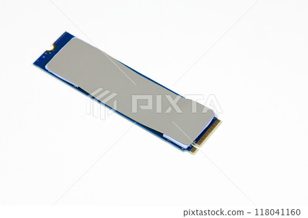 Thin silicone thermal pad or thermal gasket used on NVME SSD for Cooling. Thin silicone thermal pad or thermal gasket used on NVME SSD for Cooling. 118041160