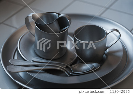 Silver tableware 118042955