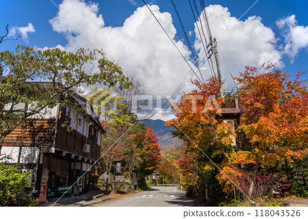 奧飛驒溫泉鄉「福地溫泉」的秋天 118043526