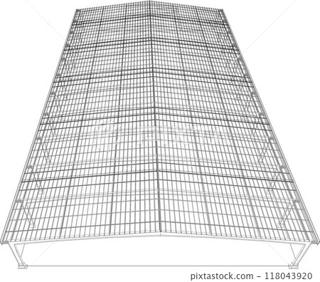 3D illustration of building project 3D illustration of building project 118043920