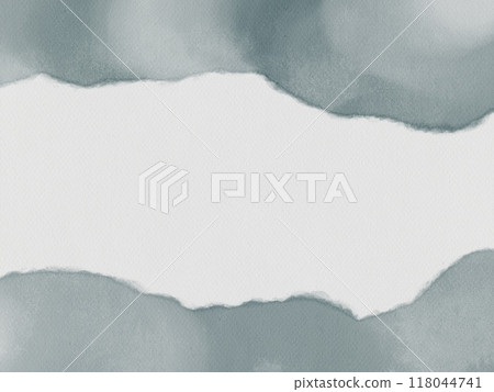 Watercolor blue gray dull fall winter cold autumn quality texture background wallpaper minimalistic shape paper ink wash 118044741
