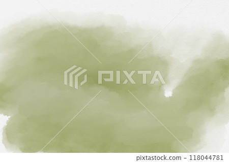 Watercolor green dull fall winter autumn quality texture background wallpaper minimalistic shape paper ink wash 118044781