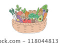 蔬菜在籃子裡 118044813