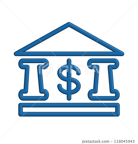 Bank icon template design 118045943