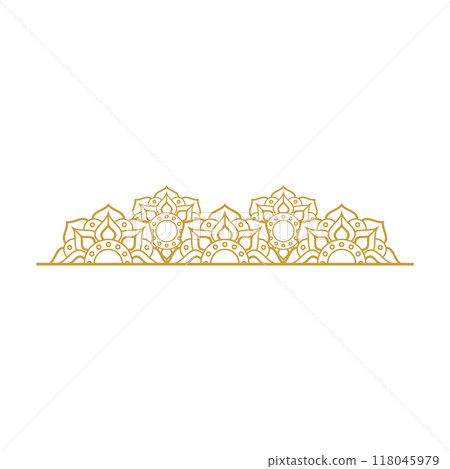 Mandala Ornament Design 118045979
