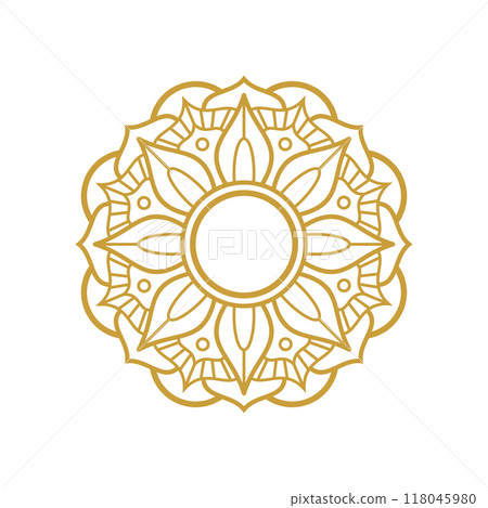 Mandala Ornament Design Mandala Ornament Design 118045980