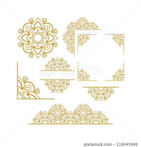 Mandala Ornament Design Mandala Ornament Design 118045998