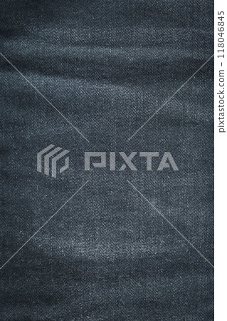 black denim clothing texture background, textile of pants fashion 118046845