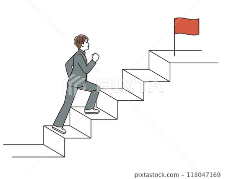 國中男孩爬樓梯 118047169