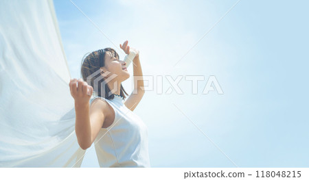 健康的女人肖像 118048215