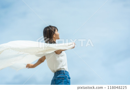 健康的女人肖像 118048225