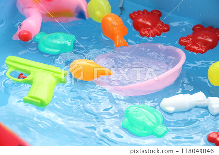 Colorful water toys images 118049046