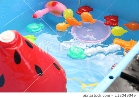 Colorful water toys images 118049049