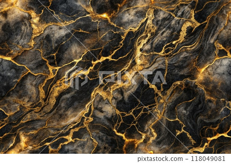 marble and gold abstract background texture.  118049081