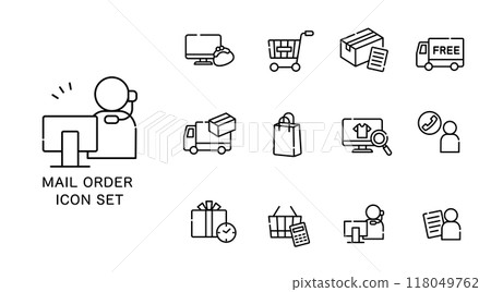 郵購圖示集 郵購圖示集 118049762