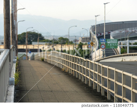 橫跨大和川的橋走道 橫跨大和川的橋走道 118049775