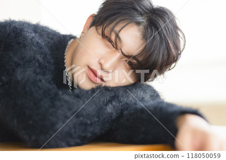 Young man portrait beauty image 118050059