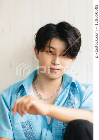 Young man portrait beauty image 118050082