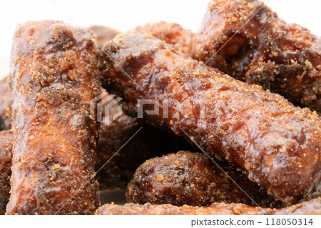 Close-up of brown sugar karinto 118050314