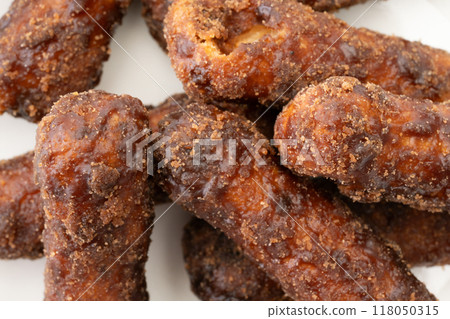 Close-up of brown sugar karinto 118050315