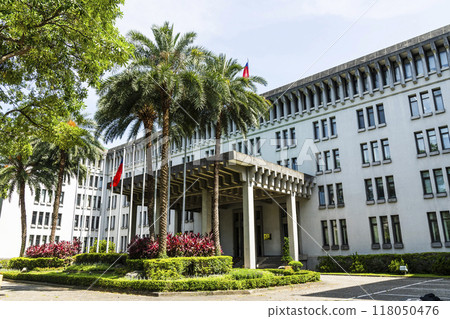 Building view of the Ministry of Foreign Affairs, ROC in Taipei, Taiwan. is responsible for the ROC's diplomacy and foreign relations. Building view of the Ministry of Foreign Affairs, ROC in Taipei, Taiwan. is responsible for the ROC's diplomacy and foreign relations. 118050476
