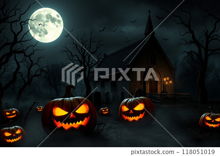 halloween pumpkin background 118051019