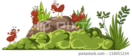 Ants on a Rock 118051234