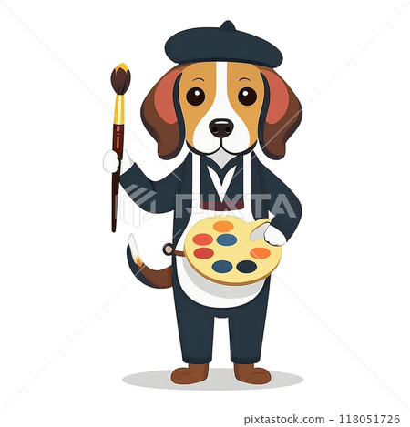 藝術之秋:畫家的小獵犬 3 / 傳單和海報材料 藝術之秋:畫家的小獵犬 3 / 傳單和海報材料 118051726