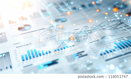 A computer screen with a lot of numbers and lines 118051747