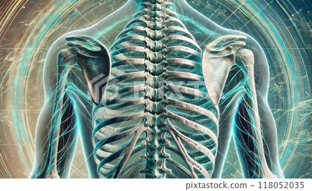 Hologram human ribs 118052035