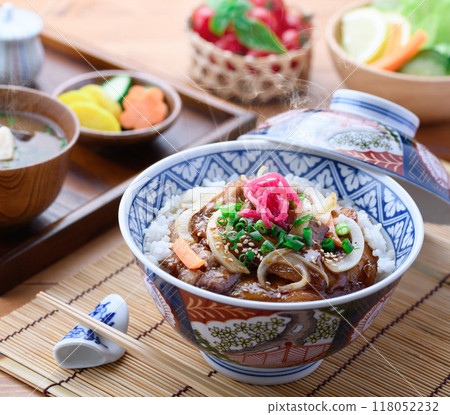 Tokachi Obihiro specialty: Pork kalbi rice bowl (stamina pork rice bowl) 118052232