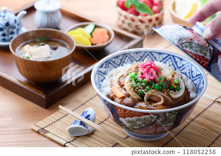 Tokachi Obihiro specialty: Pork kalbi rice bowl (stamina pork rice bowl) 118052238